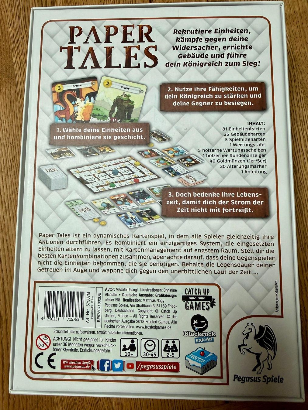 Pegasus Spiele Giochi: Paper Tales inkl. 2 Erweiterungen – Usato da Villigen venduto da chrishacky 1