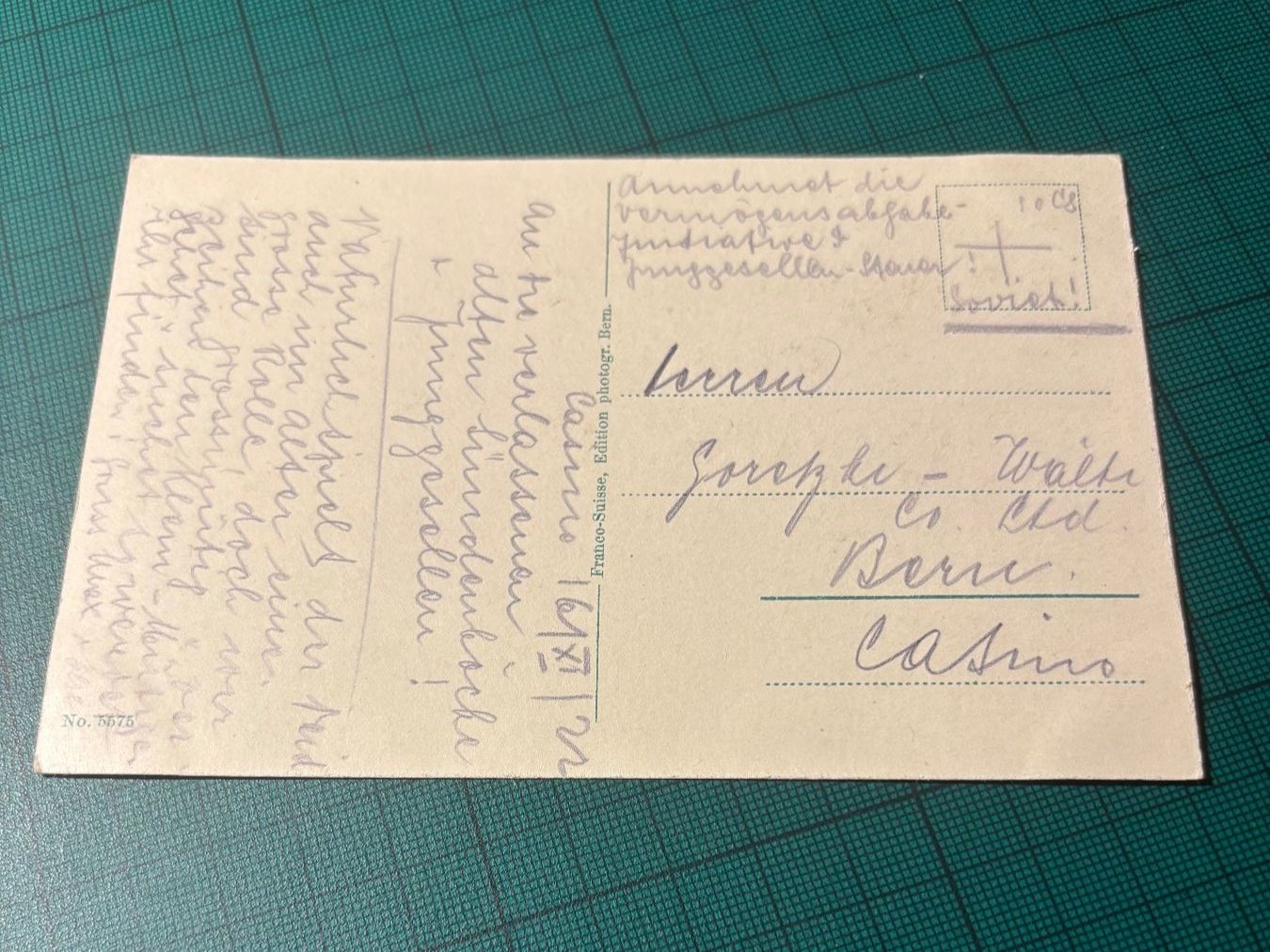 Ansichtskarten: AKs 3Stk BERN 1902/04 – Gebraucht aus Utzenstorf von Rose0303 3