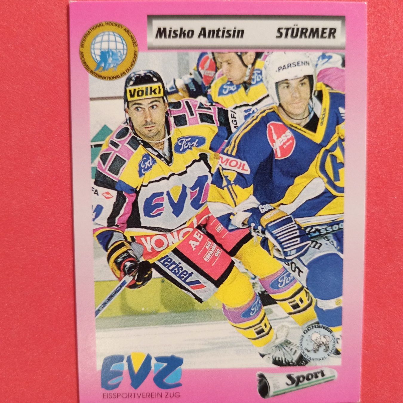 Sammelbilder & Trading cards: Misko Antisin - EVZ - 1993/94 – Gebraucht aus Dübendorf von kb86_MOVIE