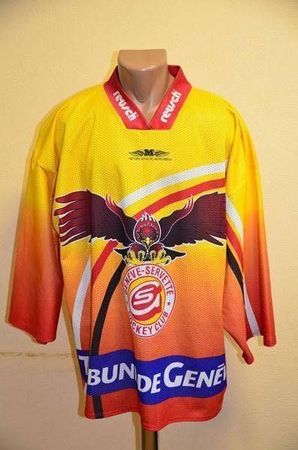 ORIGINAL HC SERVETTE GENÈVE GENF MAILLOT TRIKOT XL