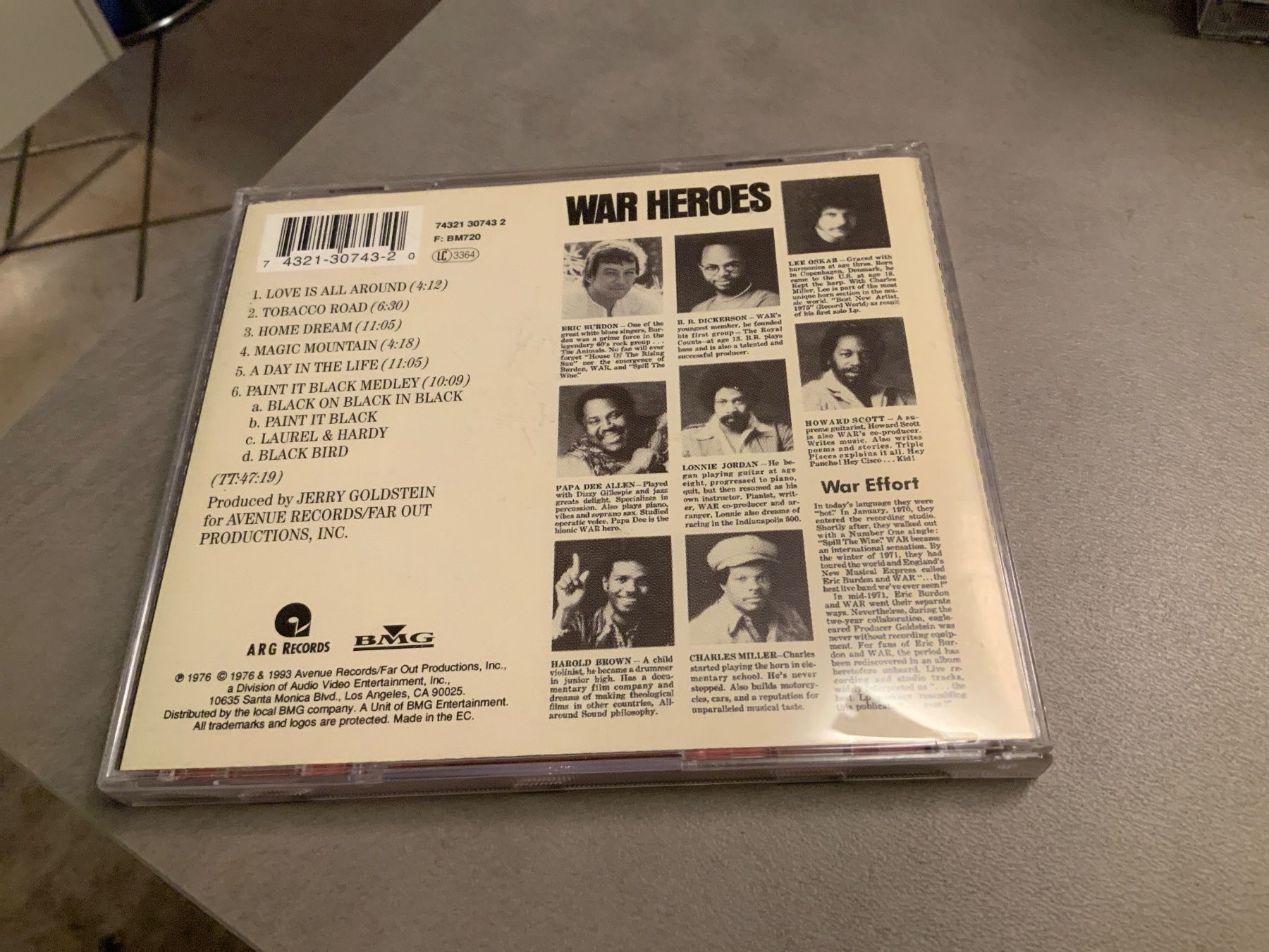 CDs: Eric Burdon, Love is all around, CD – D'occasion à Uster par Macita56 1
