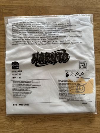 Naruto Burger King T-Shirt M