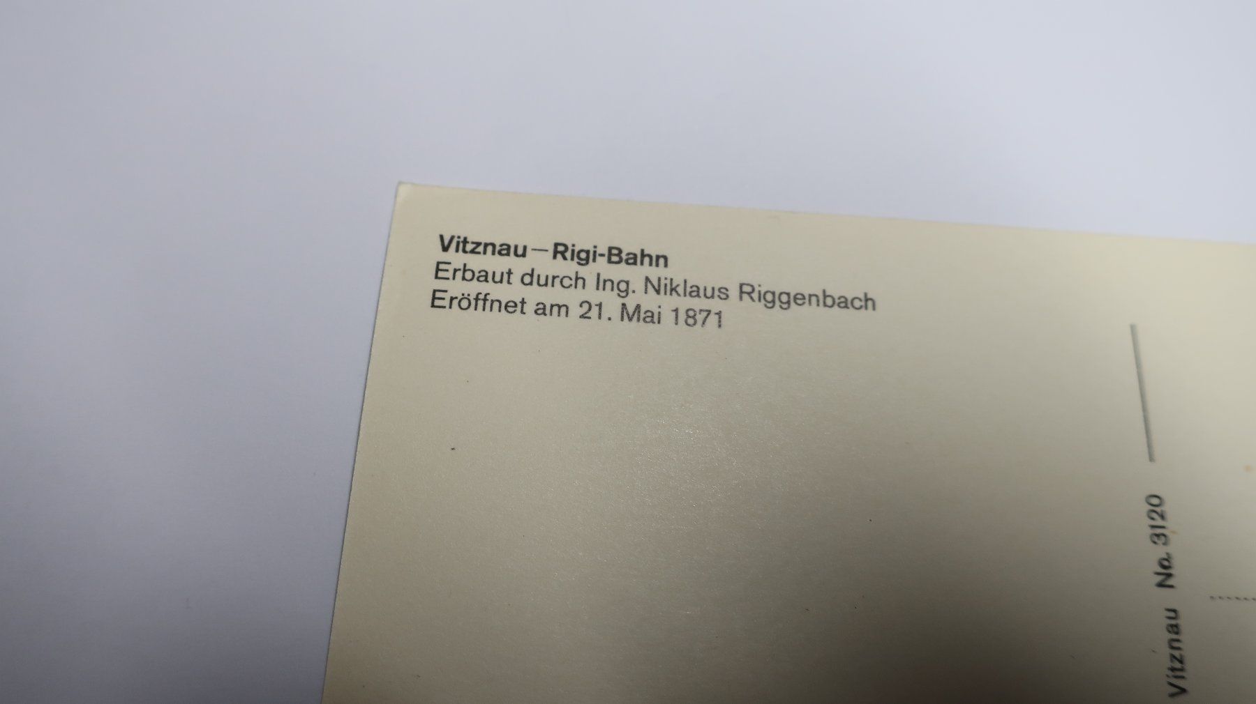 Ansichtskarten: Vitznau Rigi bahn – Gebraucht aus Cormoret von Pascalll2001 4