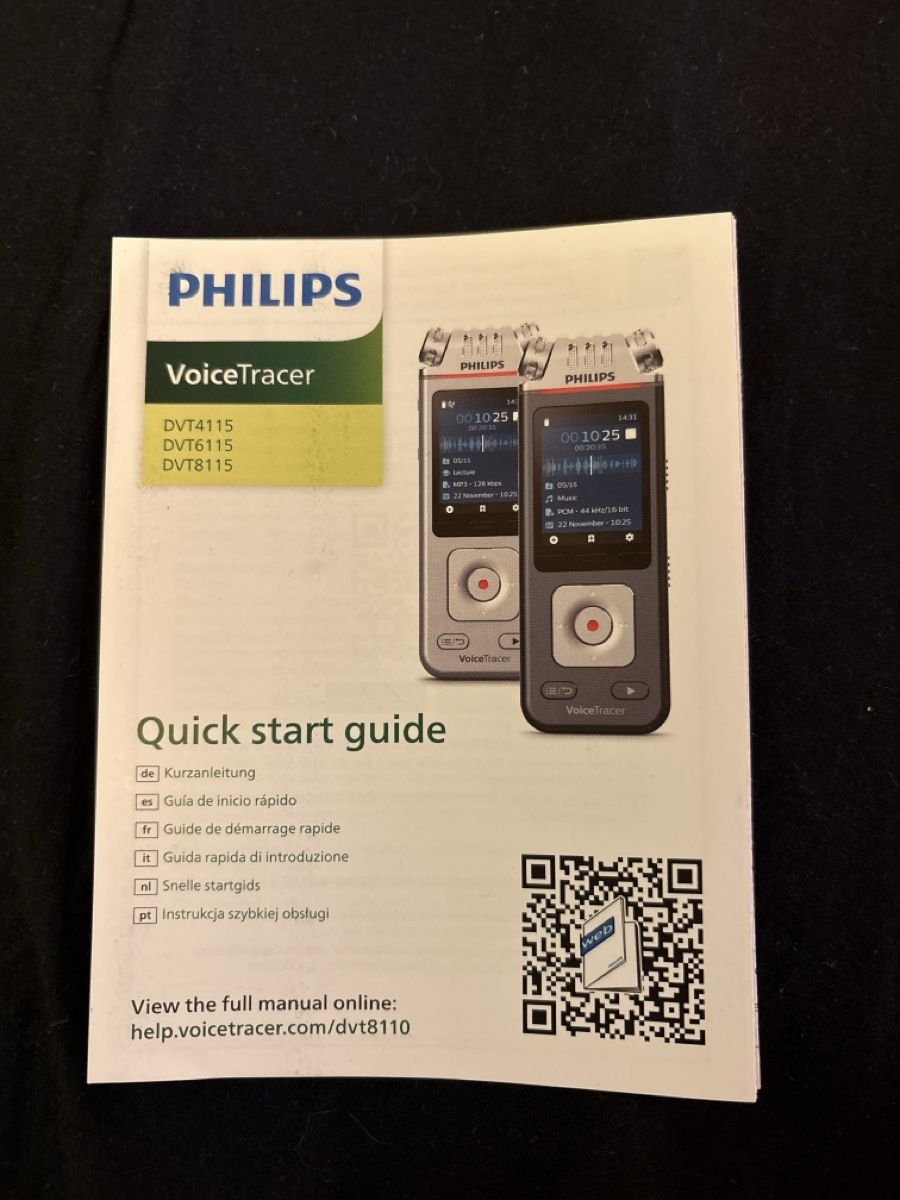 Philips Registratori: Diktiergerät Philips VoiceTracer  – Nuovo (secondo la descrizione) da Winterthur venduto da JosianneG 1