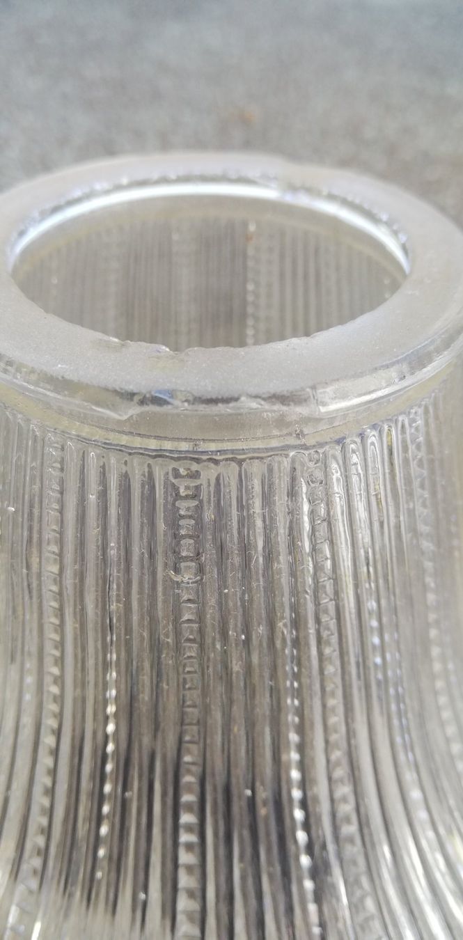 Lampenschirme: Alter Lampenschirm aus Glas – Gebraucht aus Thun von Matthias72 4
