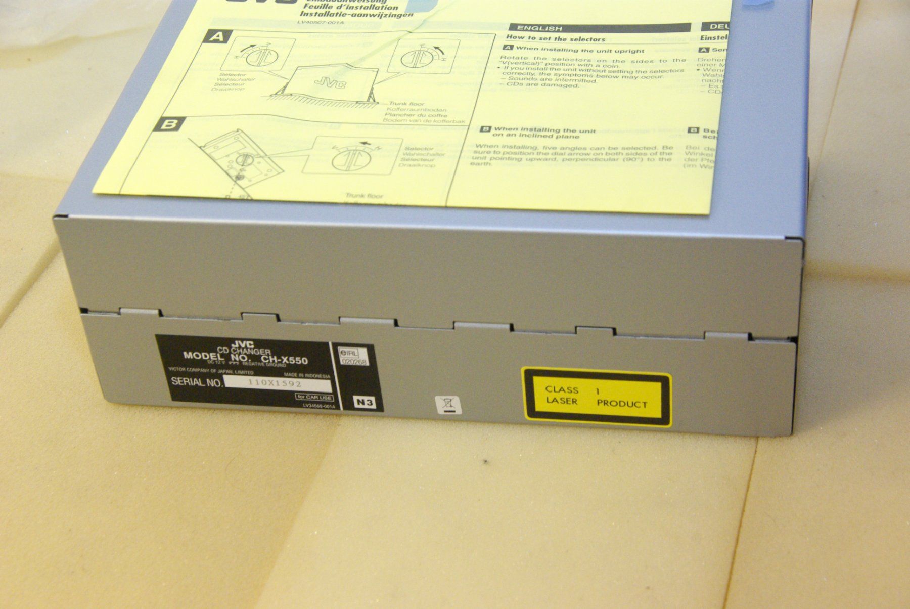 JVC Lettore multimediale & Streamer: JVC CD - RW Wechsler CH-X550, neu – Nuovo (secondo la descrizione) da Herisau venduto da Cevianer1844 3