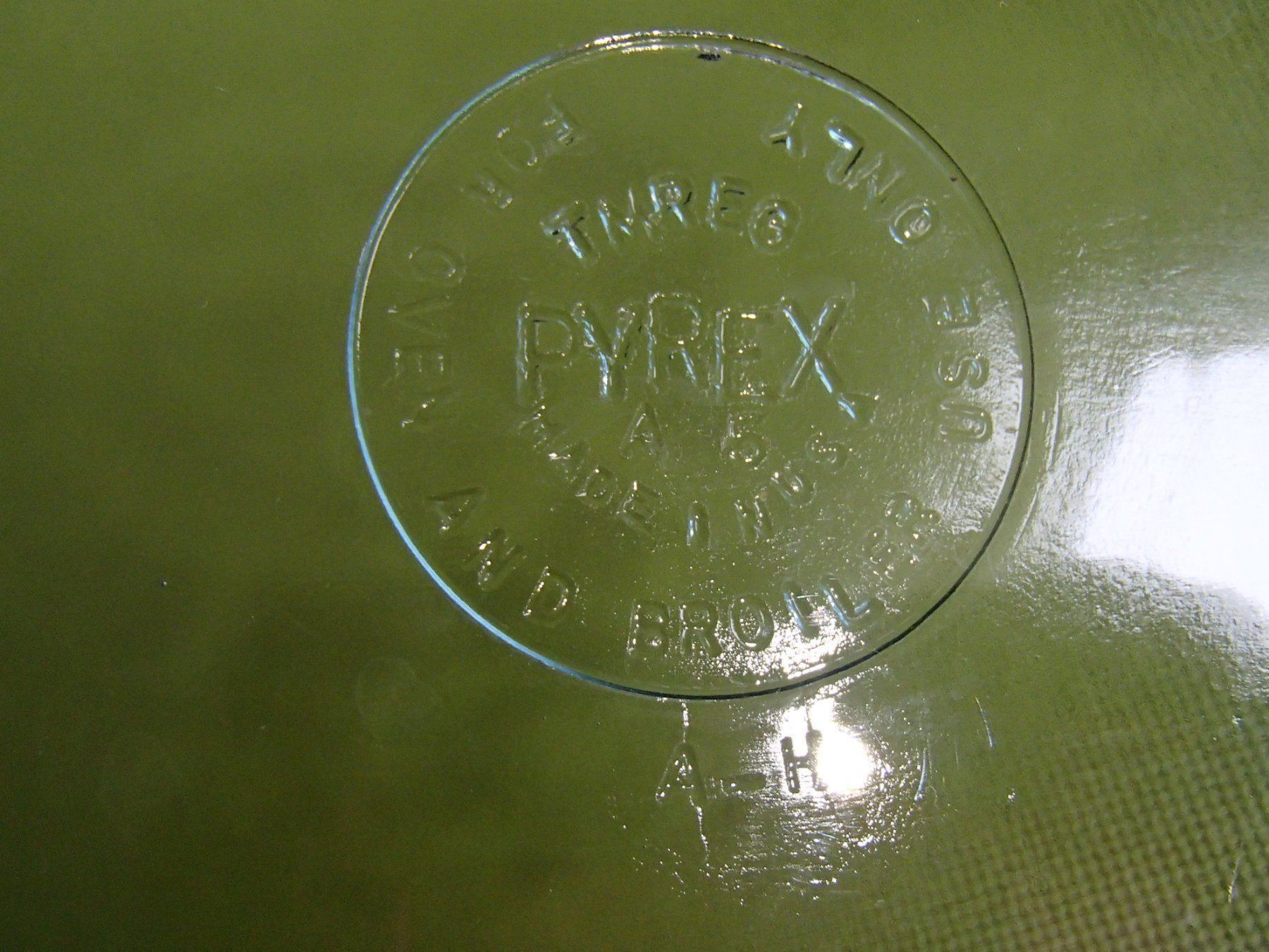 Servierplatten: hellblaue ovale dekorative amerikanische PYREX Platte – Gebraucht aus Schöfflisdorf von pullux 4