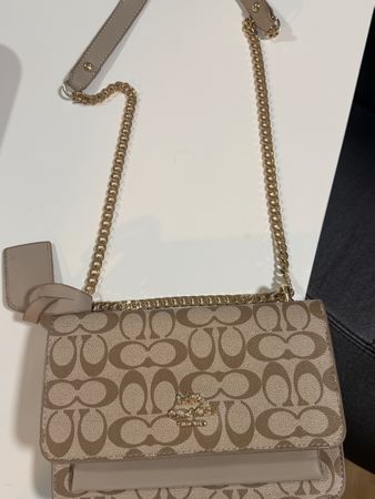 Coach Umhaengetasche beige guter Zustand