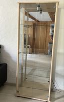 Vitrinenschrank, Glasvitrine, Beleuchtung, Buche hell.
