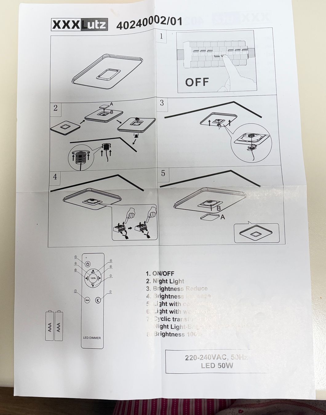 Lampadari & plafoniere: LED Deckenlampe – Usato da Kriens venduto da Famschmidlin 5
