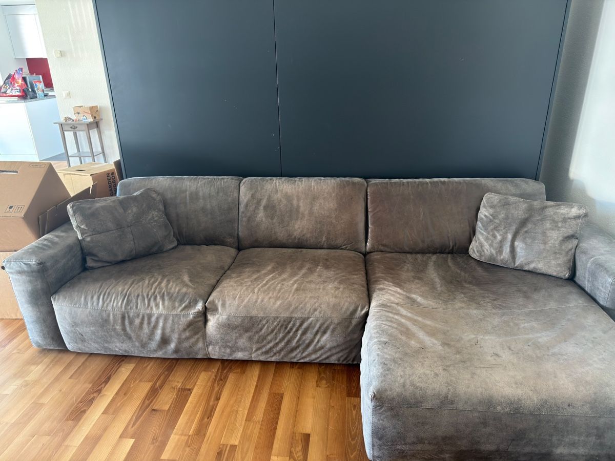 Sofas: Wildleder-Sofa – D'occasion à Uster par Agoets 1
