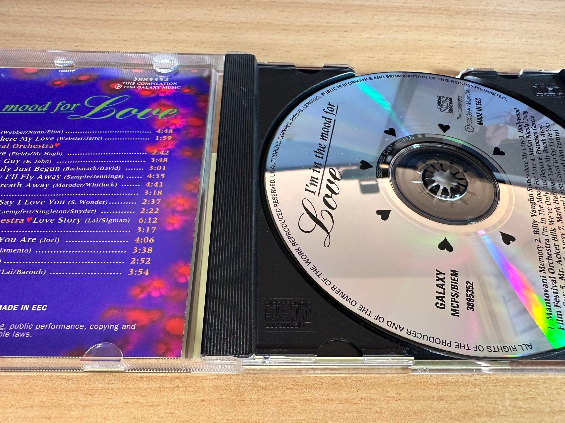 CD: Various – Love & Romance - CD 1 – Usato da Rikon im Tösstal venduto da Alpenmutz 2
