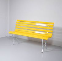 Rapsgelbe Gartenbank 150 cm
