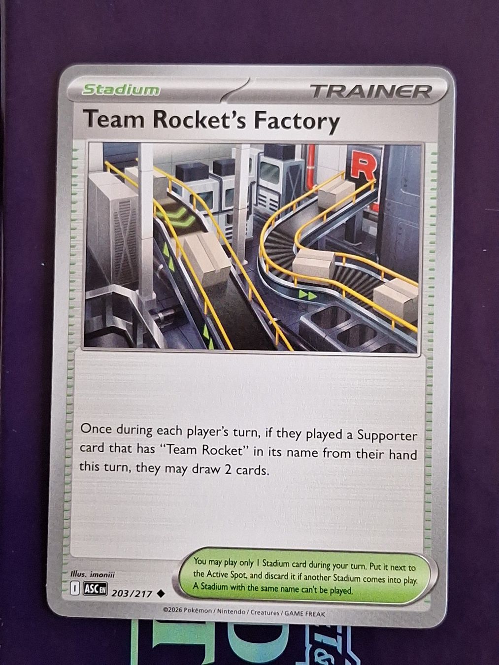 Pokémon Sammelbilder & Trading cards: Team Rocket's Factory - Pokemon Ascended Heroes – Gebraucht aus Altstätten SG von GGsGameshop
