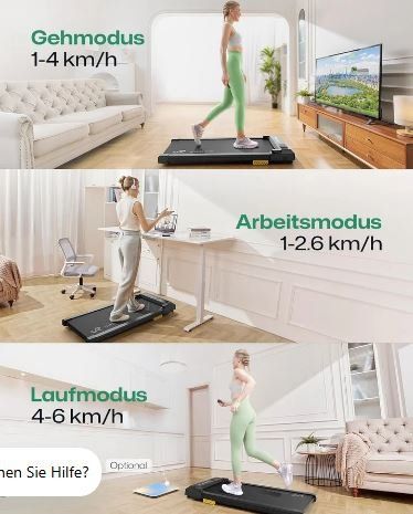 Vélos d'appartement: urevo smarkt walking pad kompaktes Laufband – D'occasion à Rotkreuz par ewa_l67t 2
