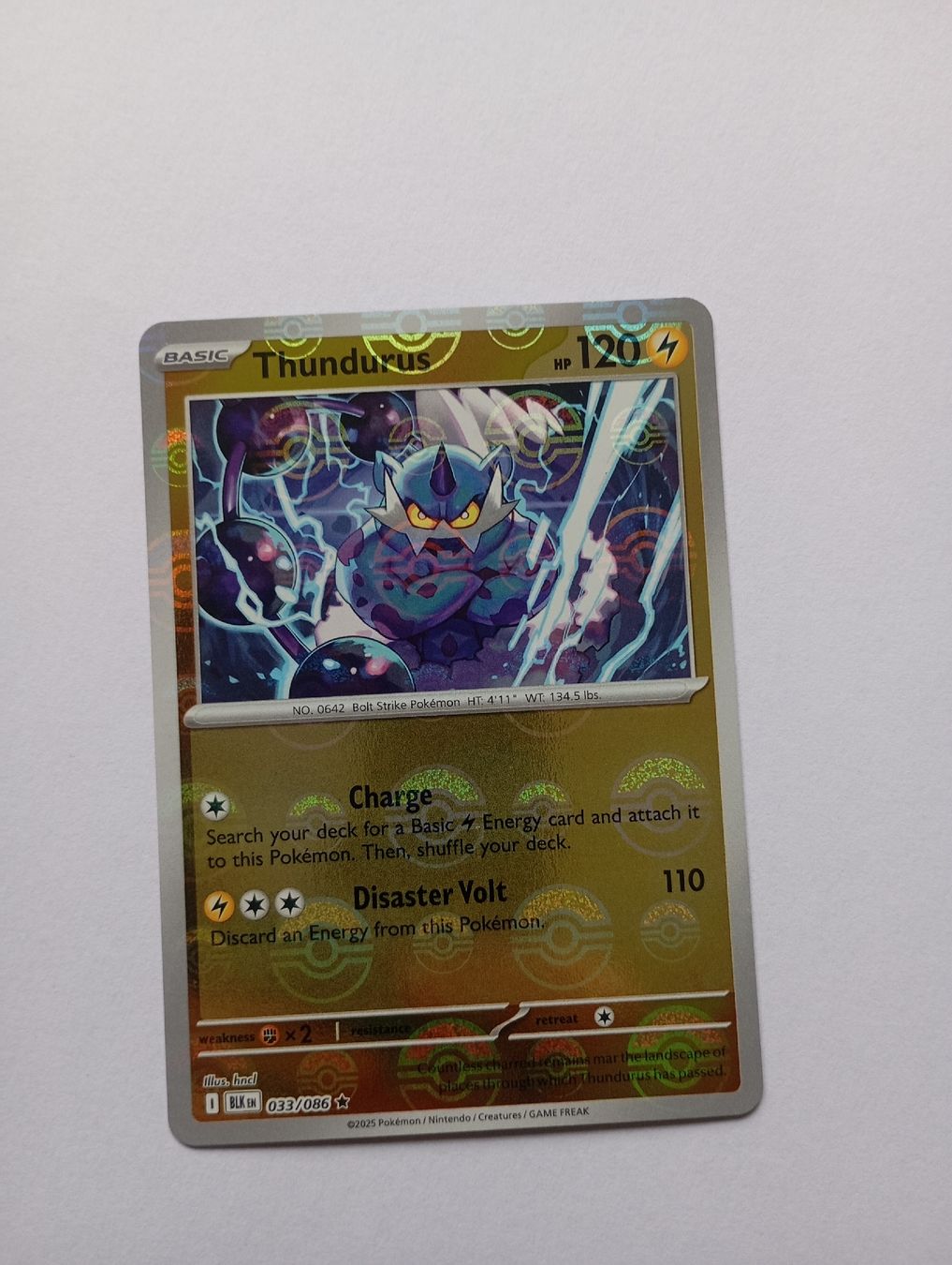 Pokémon Carte collezionabili: Thundurus V Full Art - Sword & Shield - Mint Condition! – Nuovo (secondo la descrizione) da Ittigen venduto da nikol88