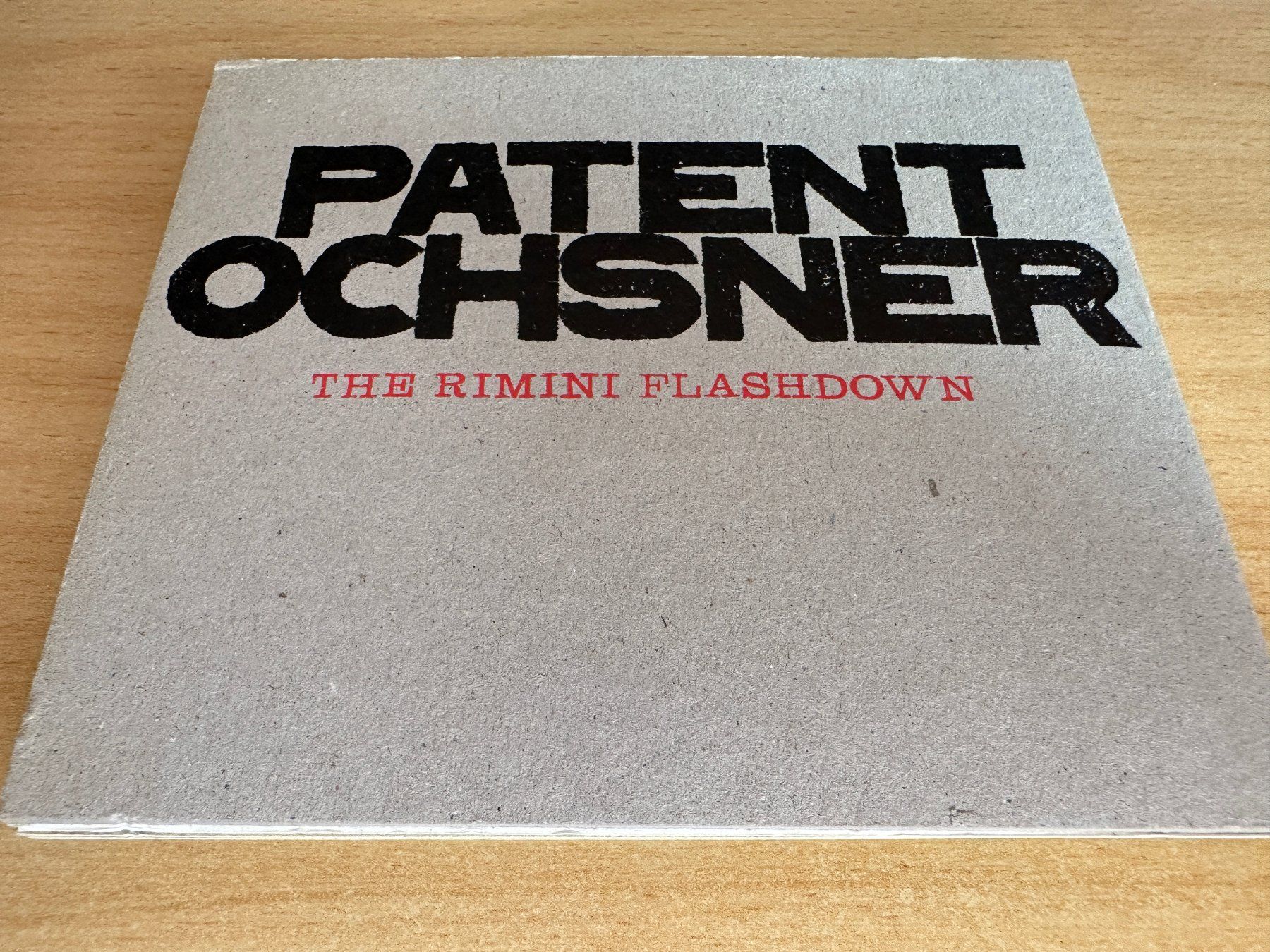 CD: Patent Ochsner – The Rimini Flashdown – Usato da Rikon im Tösstal venduto da Alpenmutz