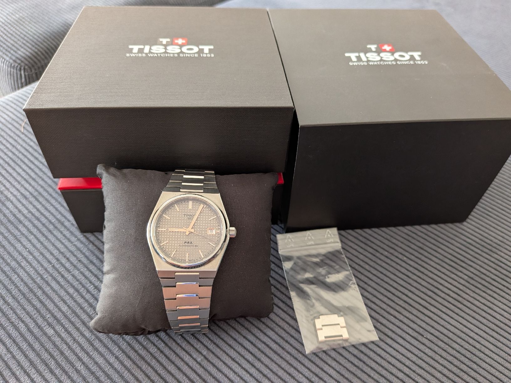 Tissot Orologi: Tissot PRX 38 Titanium 80 Anthracite – Nuovo (secondo la descrizione) da Maur venduto da geo_tw5t 3