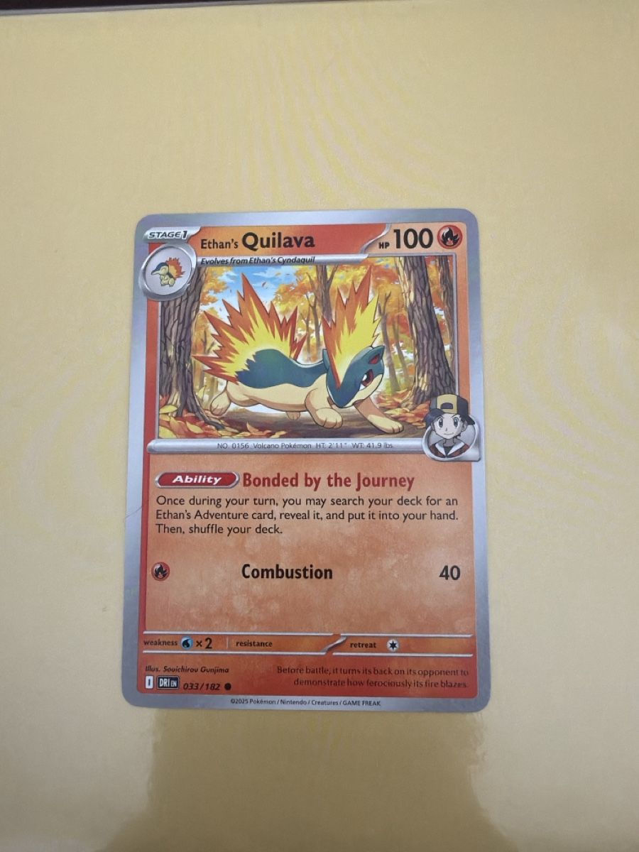 Cartoline: Ethan's Quilava 033/182 Common Regular Card SV10 – Usato da Uitikon Waldegg venduto da Sa_v9gp