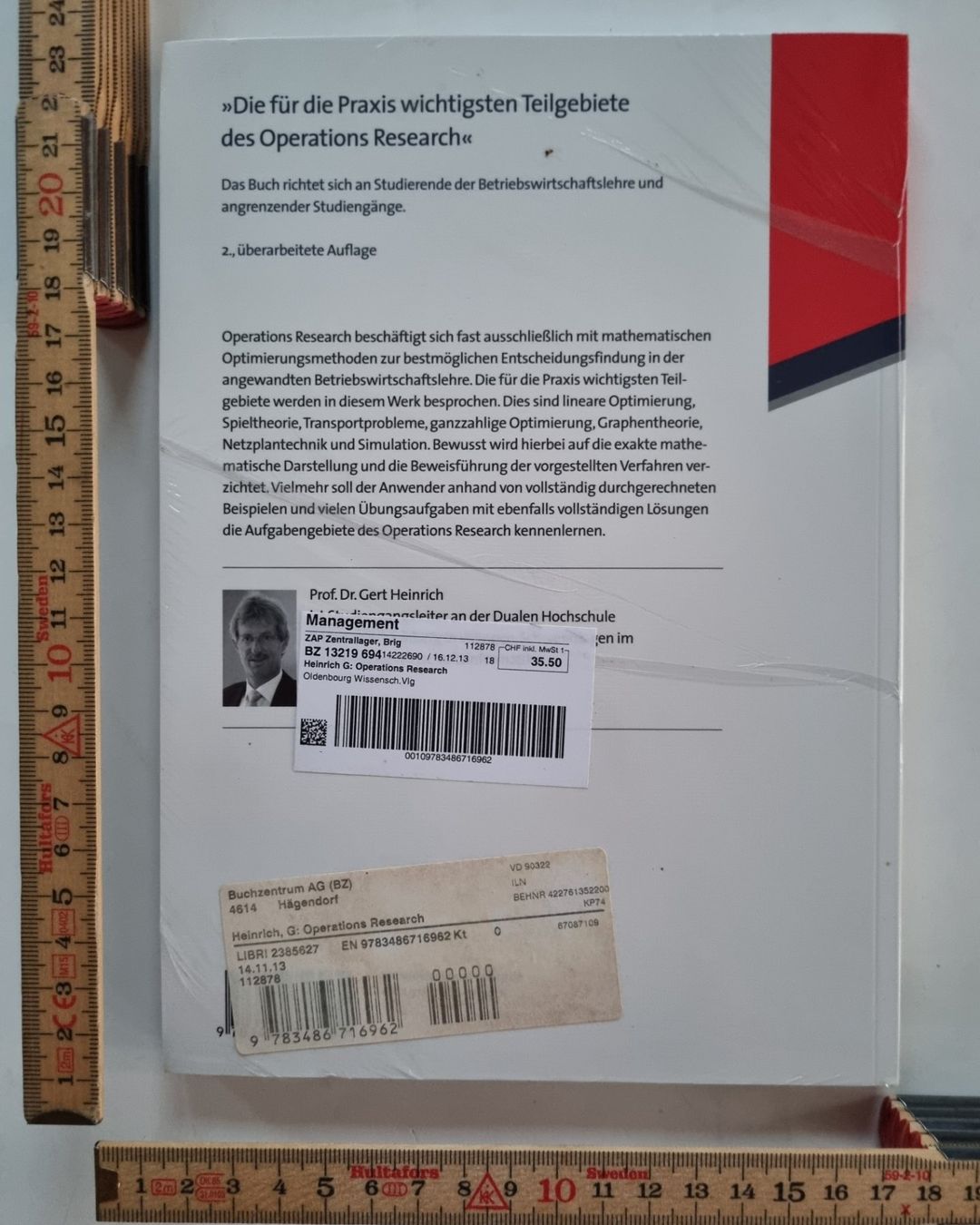 Libri: Operations Research - Heinrich 2. Auflage, Originalverpackt – Nuovo e nell'imballaggio originale da Opfikon venduto da Diversamente 1