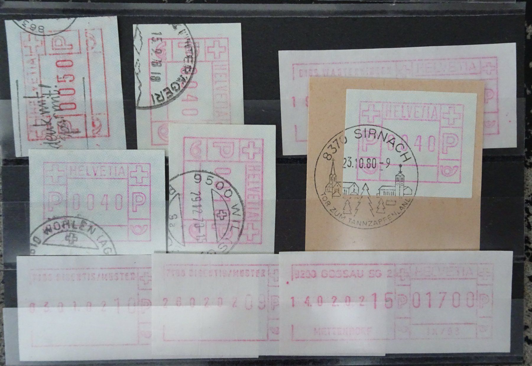 Tutti i francobolli: ATM Schweiz – Usato da Feldbrunnen venduto da MarcusSO 1