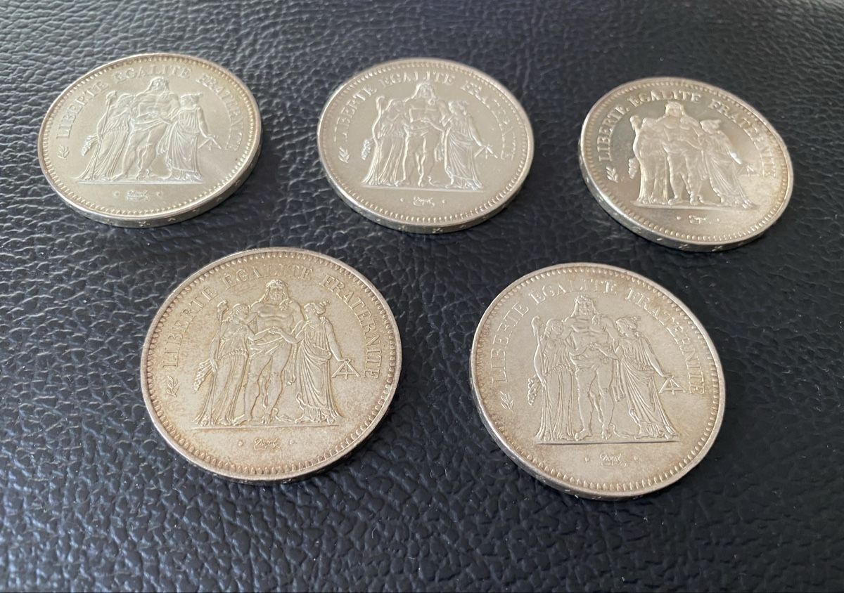 Toutes les monnaies: 50 francs Hercules:argent – Neuf (Voir description) à Genève par Mar7319 3