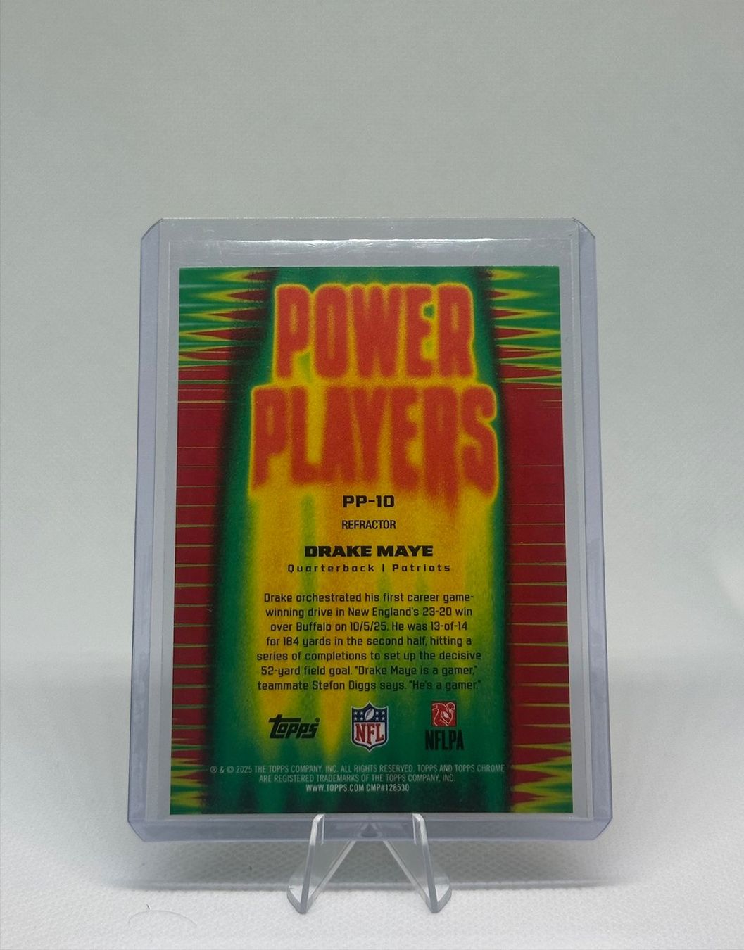 Topps Carte collezionabili: Topps Chrome - Drake Maye Power Players Refractor – Nuovo (secondo la descrizione) da Reichenburg venduto da dialedincards 1