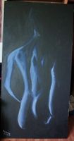 "Nue Bleu" Acryl auf Leinwand