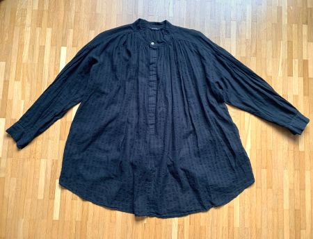 Pas de Calais striped black cotton blouse | like TOAST