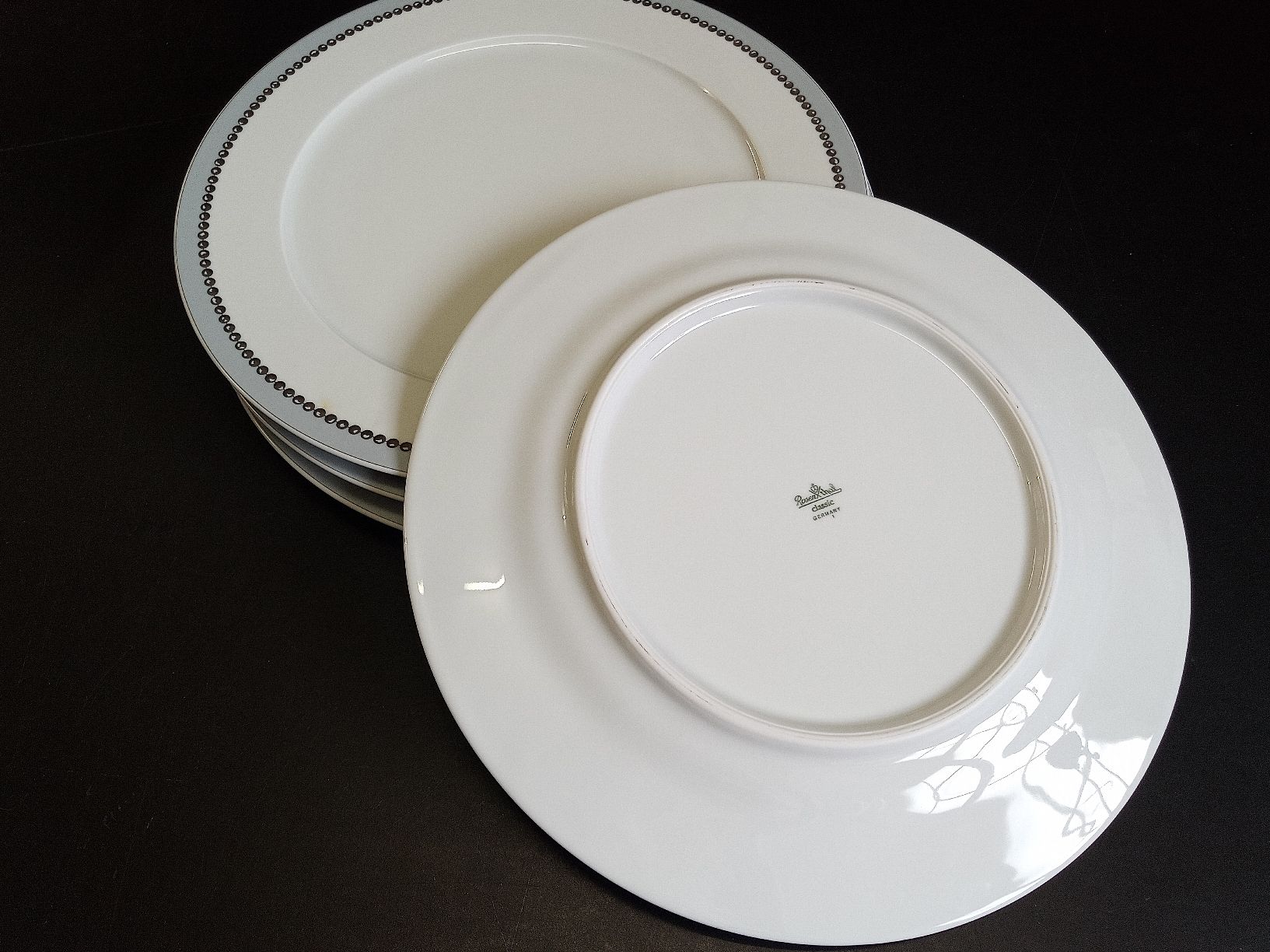 Rosenthal Piatti: 4x Rosenthal classic Platzteller - Teller - Speiseteller – Usato da Reiden venduto da Zofi-Brocki 1