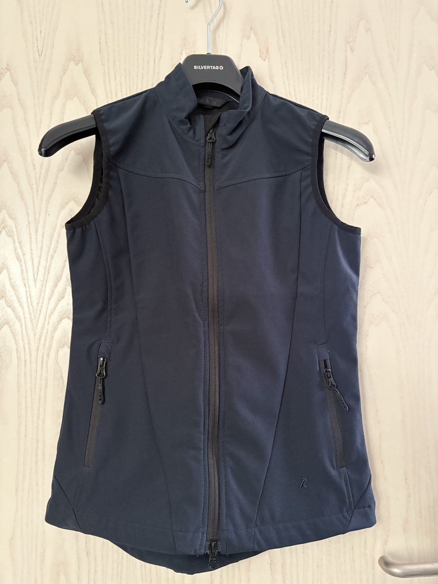 Rukka Gilet & Giacche senza maniche: Rukka Damen Softshell Weste, Grösse 34, blau – Usato da Dulliken venduto da gab_jdr2