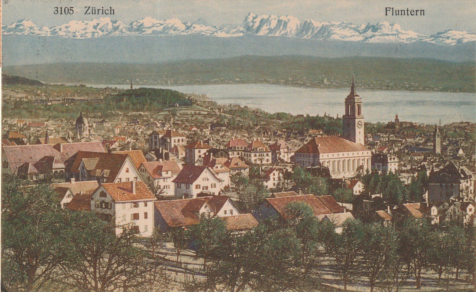 Cartoline postali: Zürich Fluntern – Usato da Rorschacherberg venduto da fratovi2