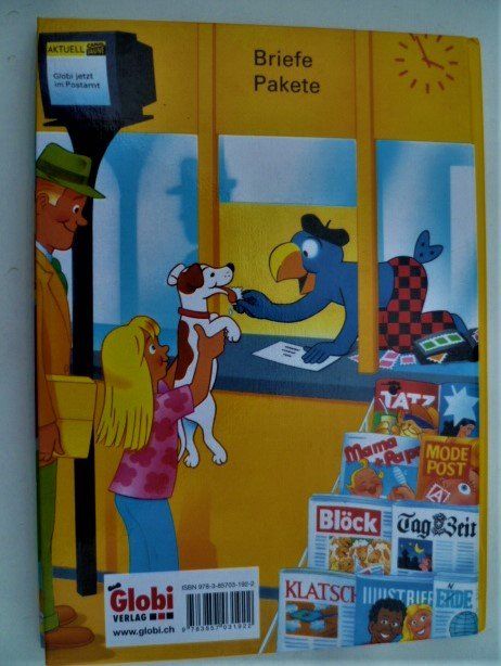 Libri: Globi Buch, Globi bei der Post, schön – Usato da Effretikon venduto da Heimstudio 1