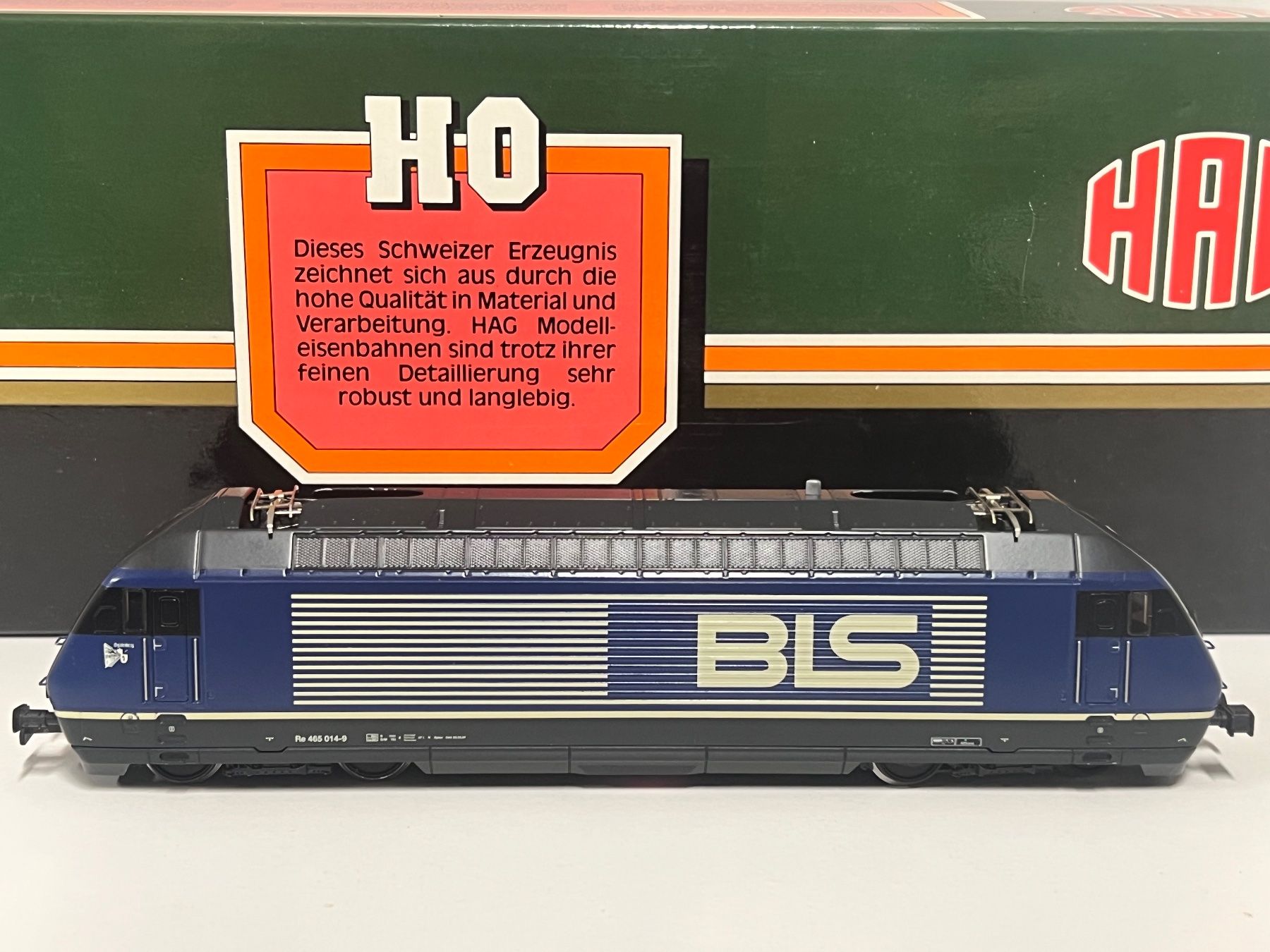 Hag Modellini di ferrovie: HAG Re 465 BLS  Wechselstrom mfx Spalenberg  LED – Usato da Geroldswil venduto da TopTrain54 1