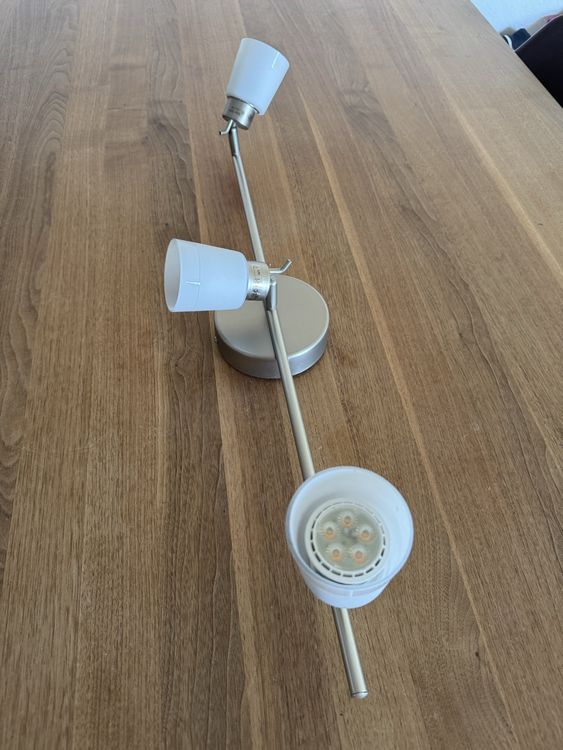 Lampadari & plafoniere: Gut erhaltene Deckenlampe mit drei Strahlern aus Metall – Usato da Fehraltorf venduto da portas6 1