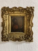 Kleines Barock Gemälde Porträt 18- jhd