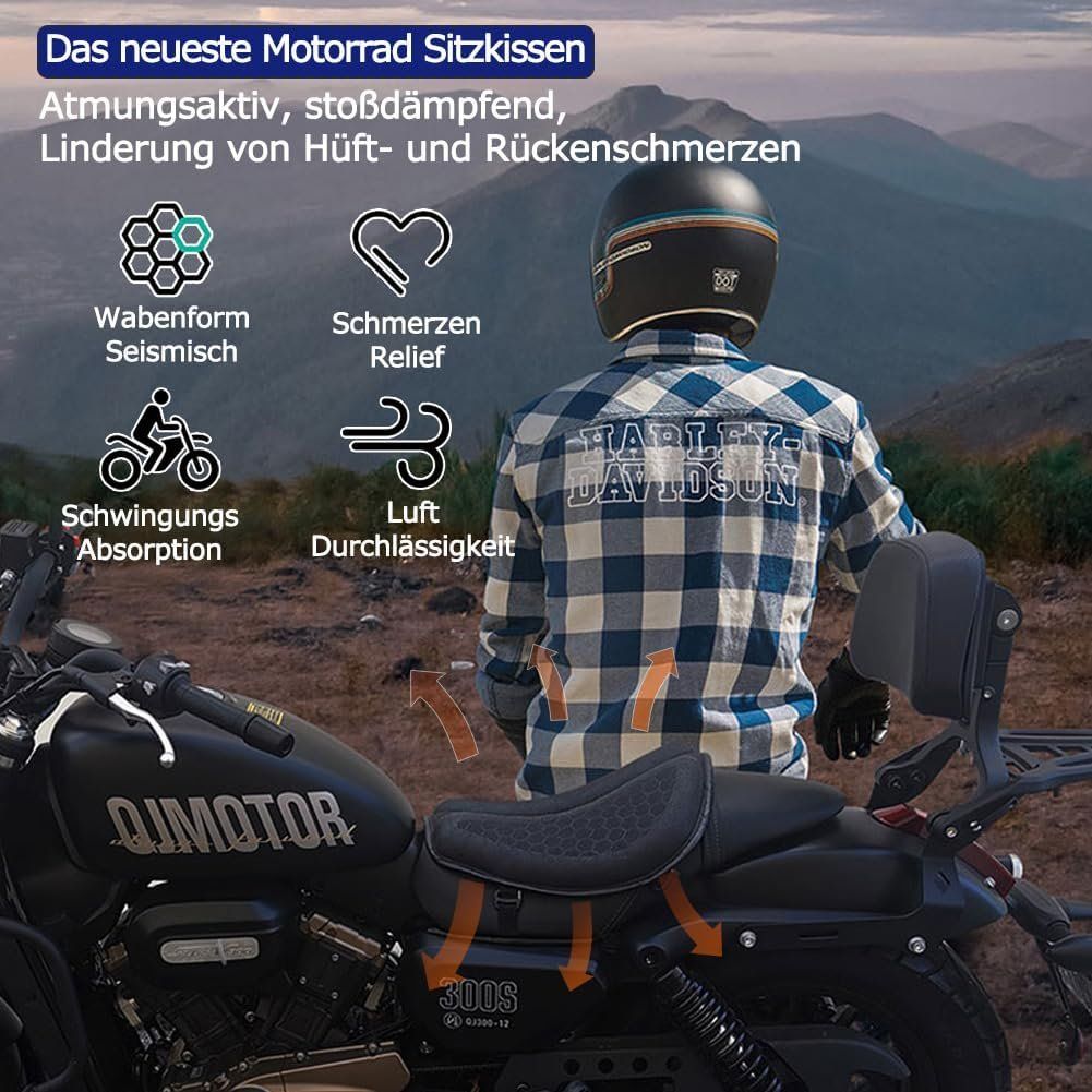 Cuscini: Motorrad 3D Gel Sitzkissen – Nuovo e nell'imballaggio originale da Châtelaine venduto da topshop.switzerland 3