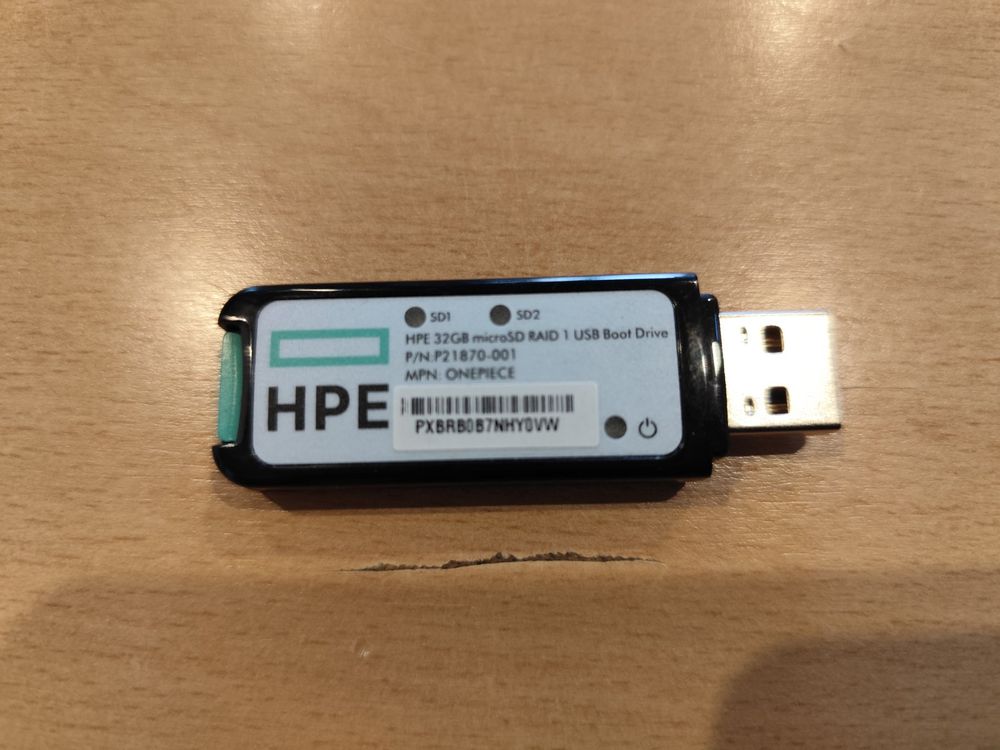 HPE E microSD RAID 1 USB Boot Drive p21870-001 (D'occasion) à Agiez ...