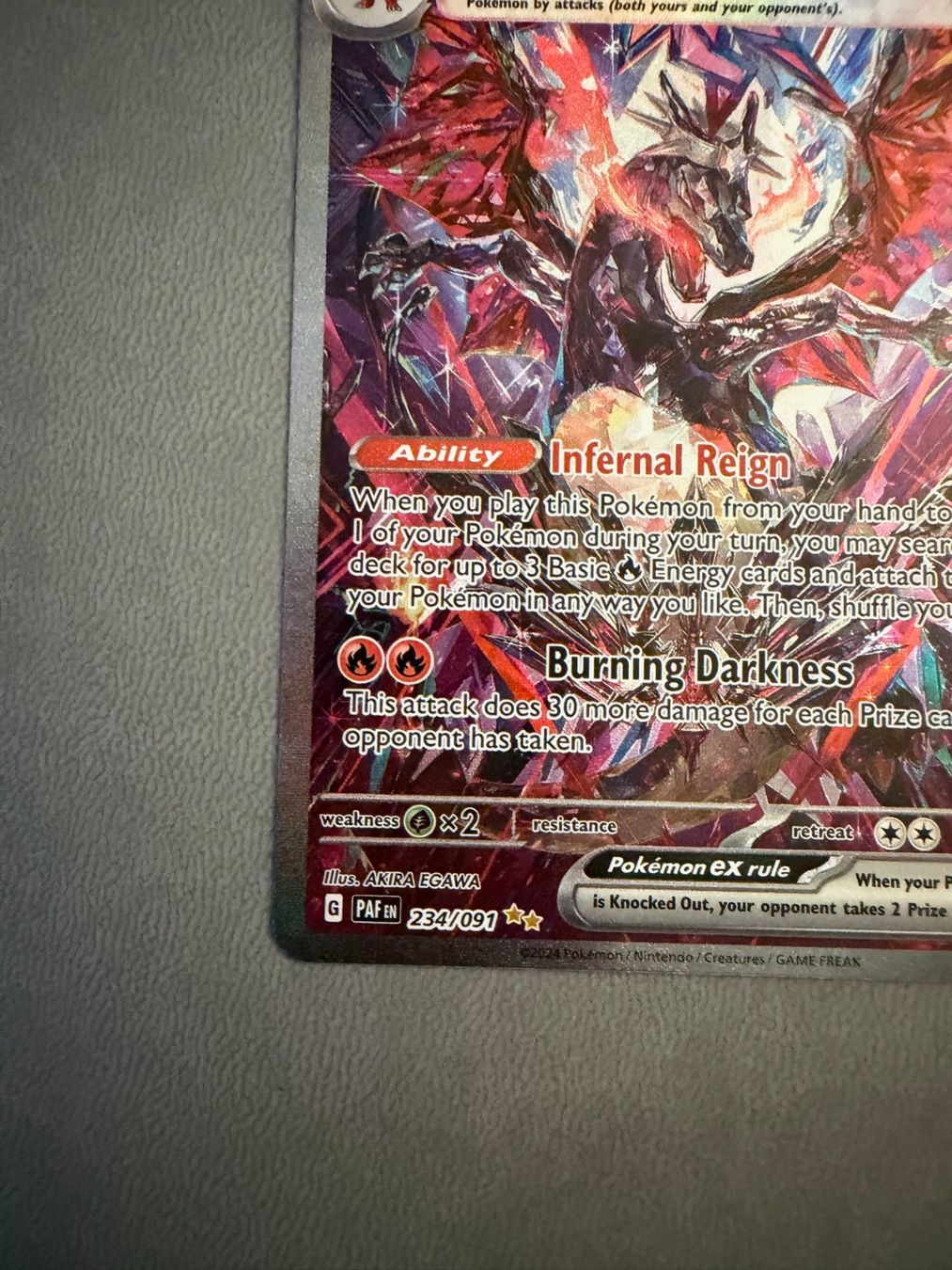 Pokémon Sammelbilder & Trading cards: Charizard ex (PAF 234) – Gebraucht aus Biel/Bienne von SeeLoewe55 5