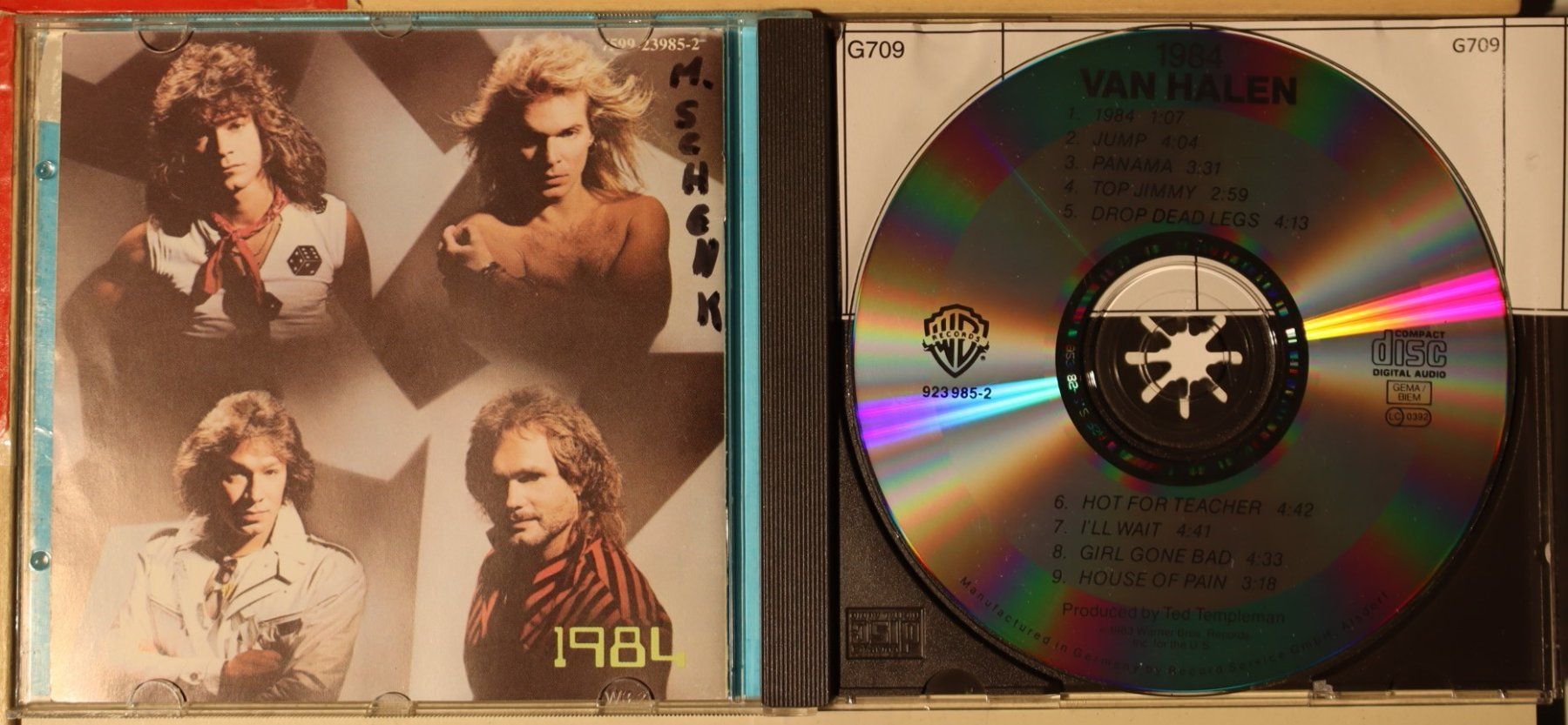 CD: Van Halen – 1984 – Usato da Luzern venduto da CONTENTI 1