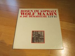 Wolf Maahn & Die Deserteure: Rosen im Asphalt Live! 3LP Box