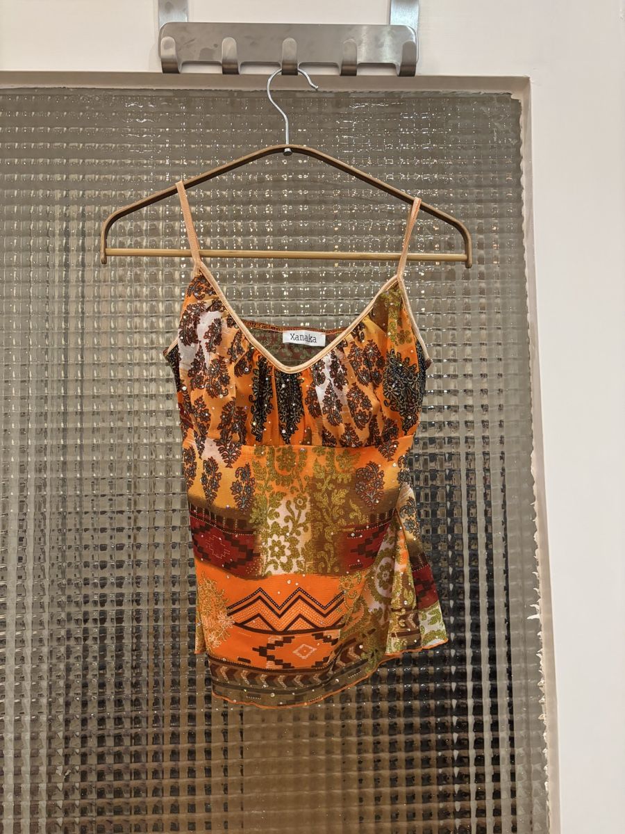 Top: Xanaka Trägertop mit Strass Steinchen  – Usato da Widnau venduto da lia_x9rw 3