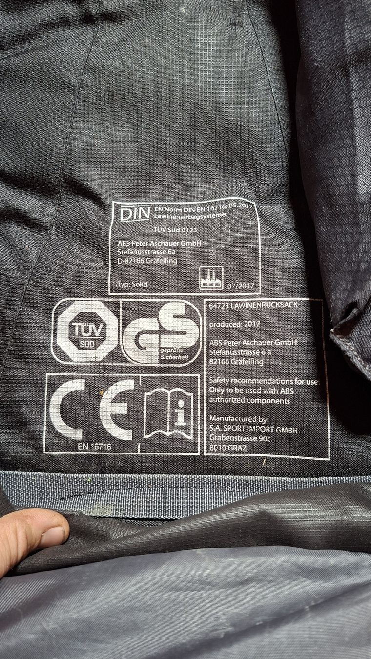 Zaini: Airbag Rucksack ABS – Usato da Lenk im Simmental venduto da pau_kg8n 7