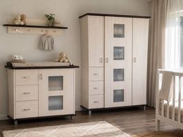 PAIDI Arne Kinderzimmer Kleiderschrank Wickelkommode Regal