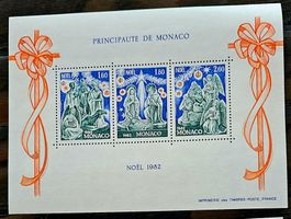 MONACO Bloc ** Noel 1982