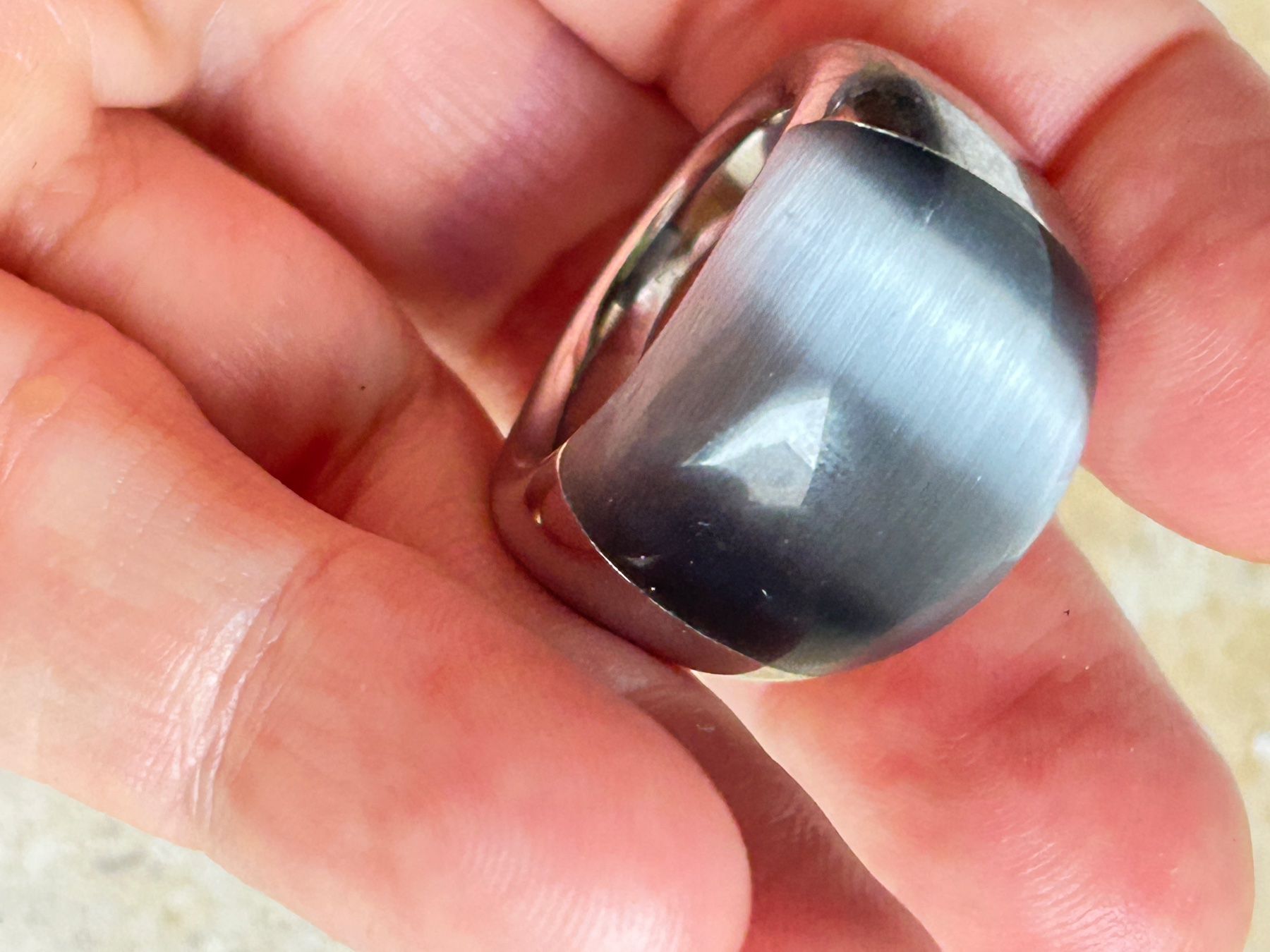 Calvin Klein Anelli: Calvin Klein Ring GREY SCHIMMER (55) – Usato da Dittingen venduto da Bellevista