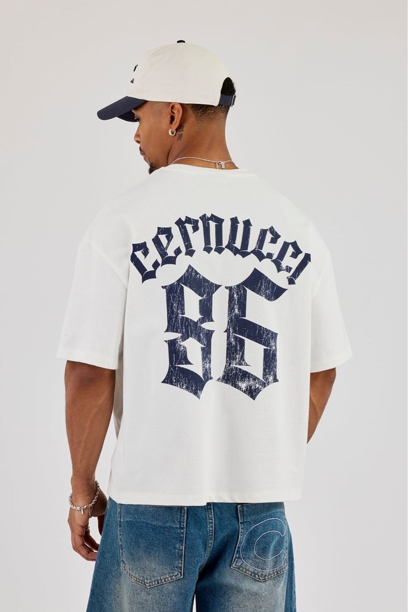 T-Shirts: Cernucci - 86 BACK PRINT BOXY T-SHIRT – Neu und originalverpackt aus Belp von mikaglauser