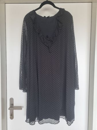 Damen Kleid Rainbow schwarz gepunktet Grösse 48/50