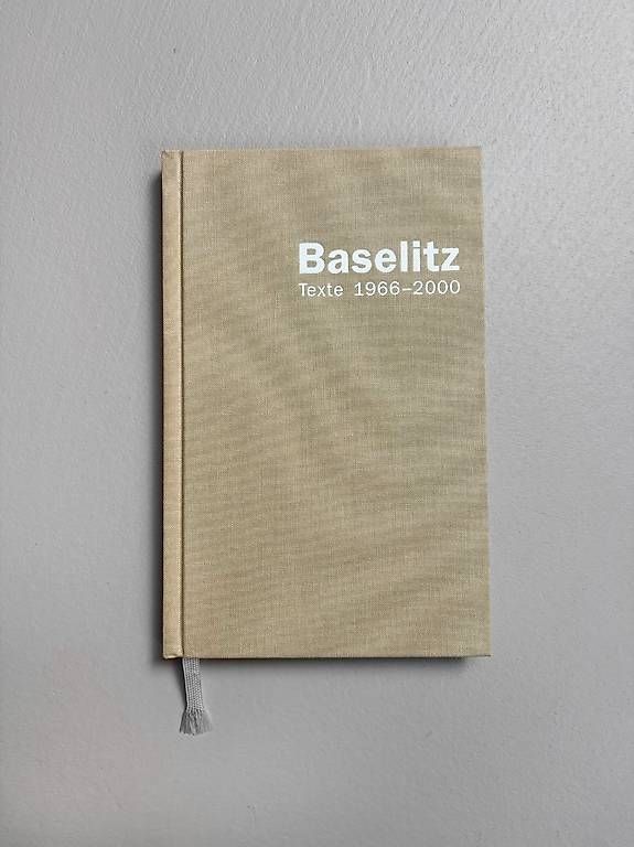 Livres: Kunstbuch, Baselitz Texte  – D'occasion à Brunnen par sunoboruchikin