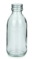 Glasflasche 150 ml mit Alu Deckel (70Stk. Verfügbar)